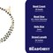 The Bead Chest Batik Bone Beads - Full Strand of Fair Trade African Beads (Tube, Porcupine Design)